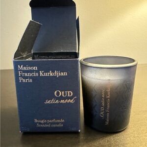 Maison Francis Kurkdjian Oud Satin Mood Ceramic Candle 30 g 1 oz Travel Size NIB